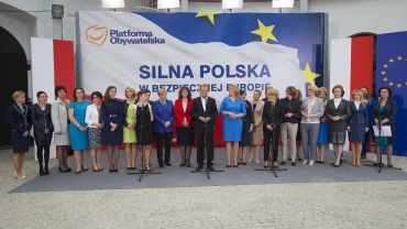 Spotkanie premiera Donalda Tuska z kandydatkami PO do Parlamentu Europejskiego 